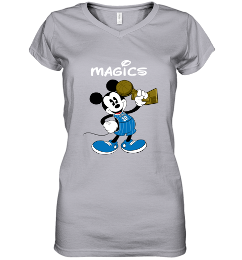 Mickey Orlando Magics Women's V-Neck T-Shirt