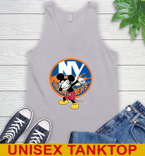New York Islanders NHL Hockey Dabbing Mickey Disney Sports Tank Top 4