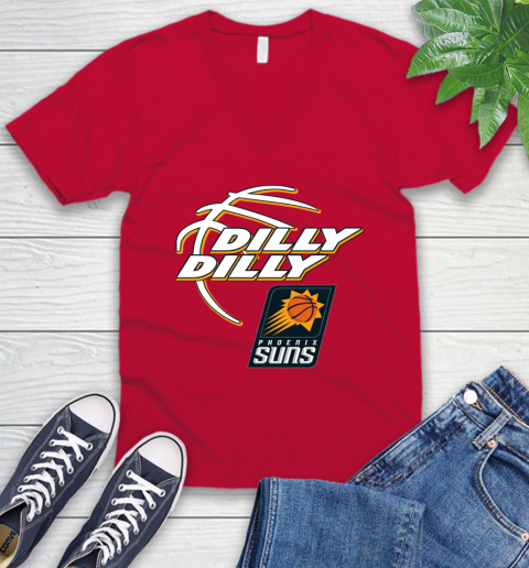 NBA Phoenix Suns Dilly Dilly Basketball Sports V-Neck T-Shirt 8