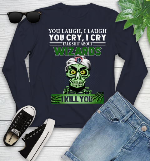 NBA Talk Shit About Washington Wizards I Kill You Achmed The Dead Terrorist Jeffrey Dunham Basketball Youth Long Sleeve 2