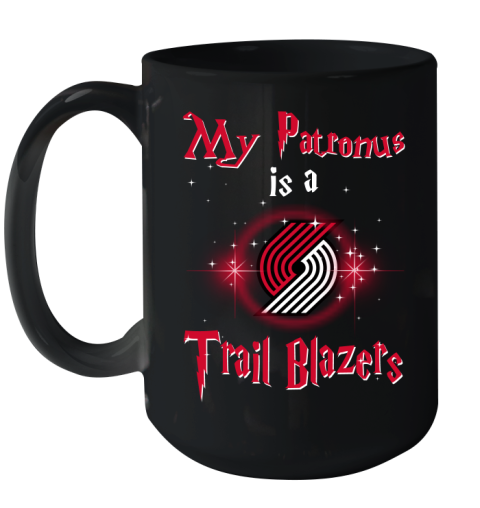 NBA Basketball Harry Potter My Patronus Is A Portland Trail Blazers Ceramic Mug 15oz