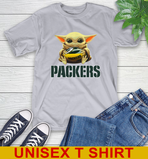 NFL Football Green Bay Packers Baby Yoda Star Wars Shirt T-Shirt 6