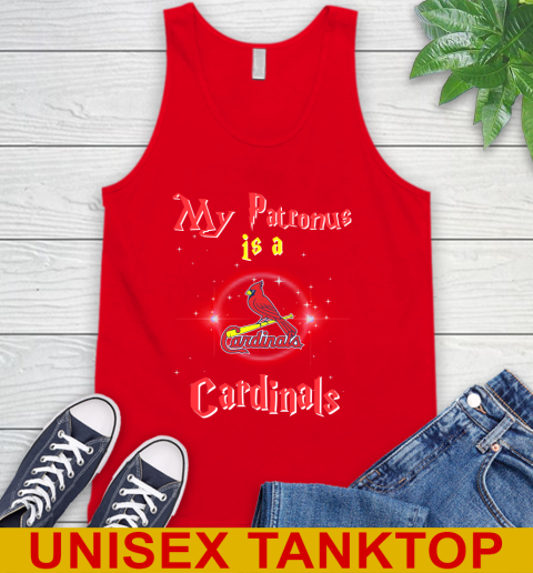 MLB Baseball Harry Potter My Patronus Is A St.Louis Cardinals Tank Top 5
