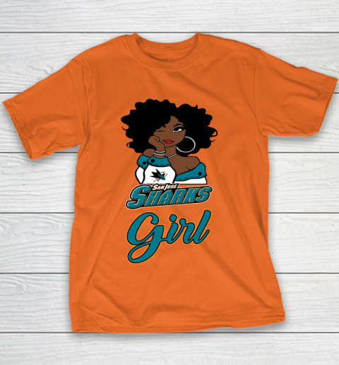 San Jose Sharks Girl NHL Youth T-Shirt 7