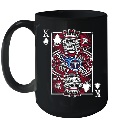 Tennessee Titans NFL Football The King Of Spades Death Cards Shirt Ceramic Mug 15oz