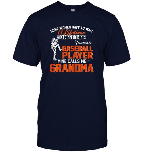 pf4y my favorite baseball player calls me grandma gift for nana jersey t shirt 60 front navy