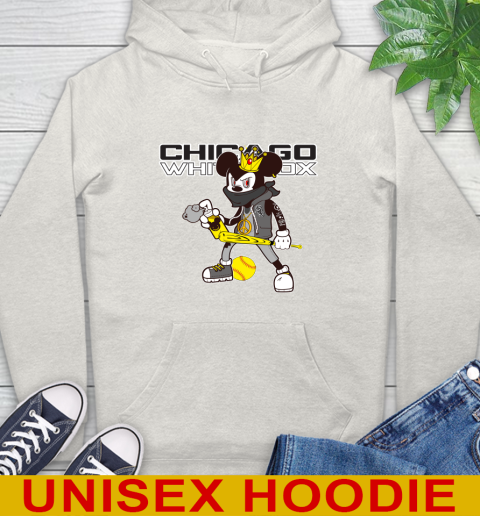 Chicago White Sox MLB Baseball Mickey Peace Sign Sports Hoodie 12