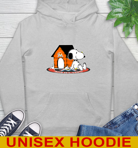 MLB Baseball Miami Marlins Snoopy The Peanuts Movie Shirt Hoodie 6