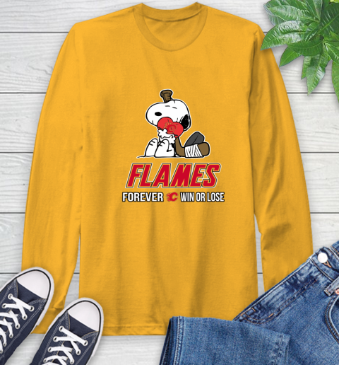 NHL The Peanuts Movie Snoopy Forever Win Or Lose Hockey Calgary Flames 60
