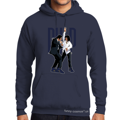 Air Jordan 12 Michigan Matching Sneaker Tshirt Pulp Fiction Dance Navy and Yellow Jordan Tshirt