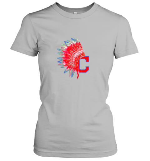 acwz new cleveland hometown indian tribe vintage for baseball fans awesome ladies t shirt 20 front sport grey