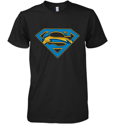 We Are Undefeatable Los Angeles Chargers x Superman NFL Premium Men's T-Shirt