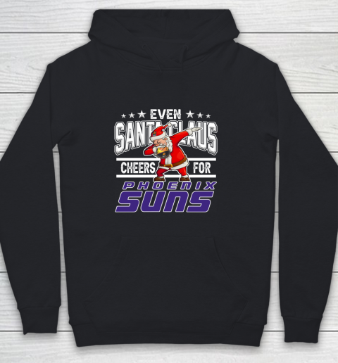 Phoenix Suns Even Santa Claus Cheers For Christmas NBA Youth Hoodie