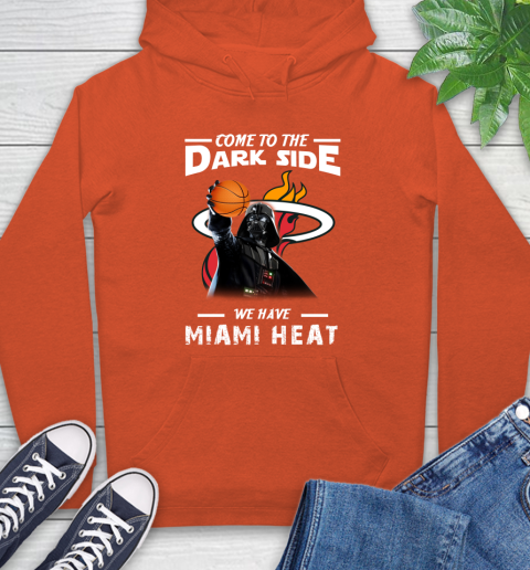 NBA Come To The Dark Side We Have Miami Heat Star Wars Darth Vader Basketball Hoodie 4