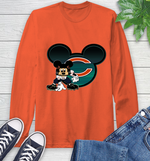 NFL Chicago Bears Mickey Mouse Disney Football T Shirt Long Sleeve T-Shirt 5