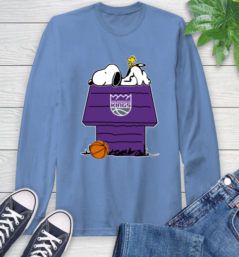 Sacramento Kings NBA Basketball Snoopy Woodstock The Peanuts Movie Long Sleeve T-Shirt 11