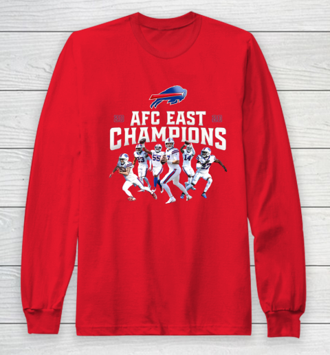 Bills AFC East Champions Long Sleeve T-Shirt 7