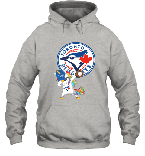 Hip Hop Dabbing Unicorn Flippin Love Toronto Blue Jays Hoodie