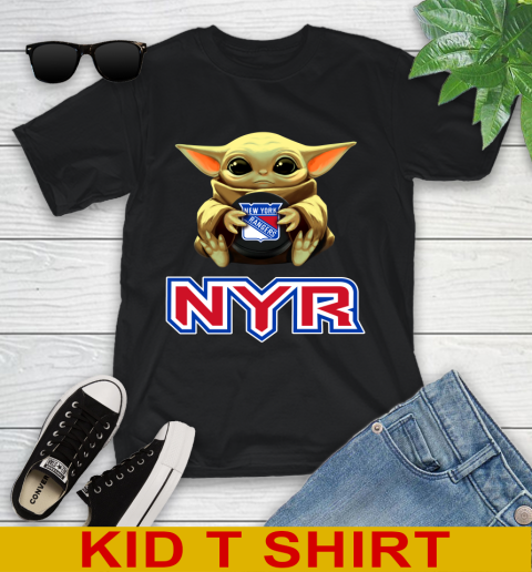NHL Hockey New York Rangers Star Wars Baby Yoda Shirt 102