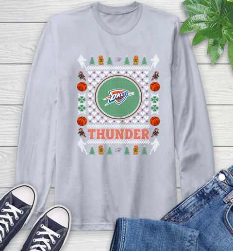 Oklahoma City Thunder Merry Christmas NBA Basketball Loyal Fan Ugly Shirt 61