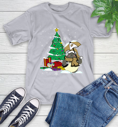 Anaheim Ducks NHL Hockey Cute Tonari No Totoro Christmas Sports T-Shirt 6