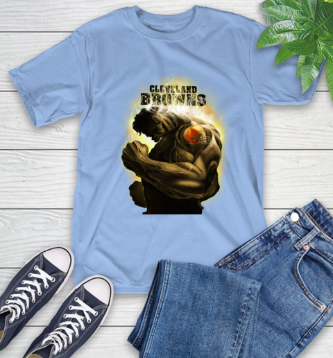 Cleveland Browns NFL Football Hulk Marvel Avengers Sports T-Shirt 12