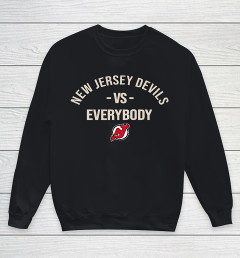 New Jersey Devils Vs Everybody Youth Sweatshirt