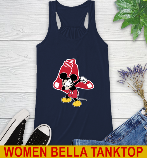 Boston Red Sox MLB Baseball Dabbing Mickey Disney Sports Racerback Tank 11