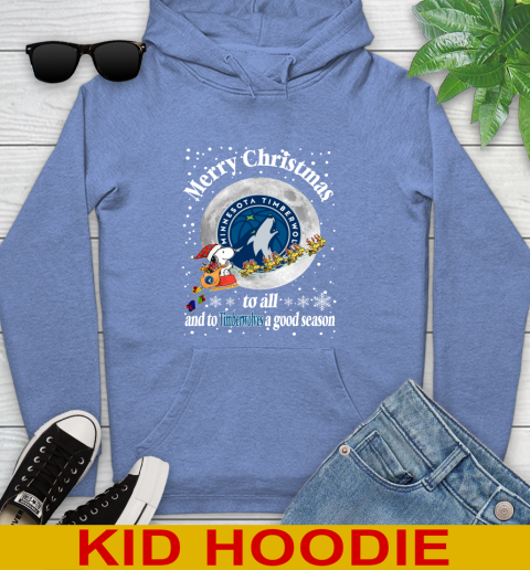 Minnesota Timberwolves Merry Christmas To All And To Timberwolves A Good Season NBA Basketball Sports Youth Hoodie 12