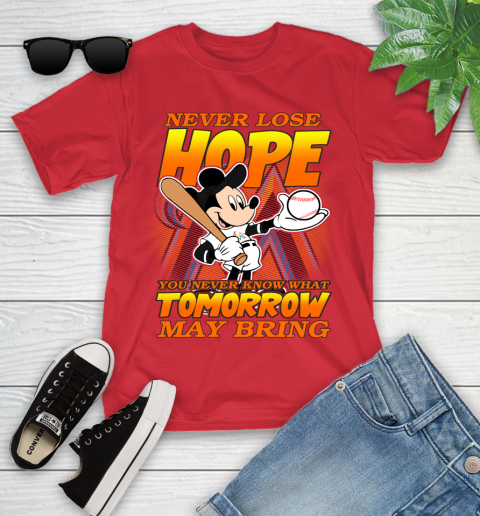 Miami Marlins MLB Baseball Mickey Disney Never Lose Hope Youth T-Shirt 13