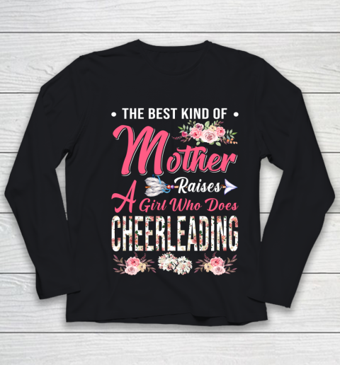 Cheerleading the best mother raises a girl Youth Long Sleeve