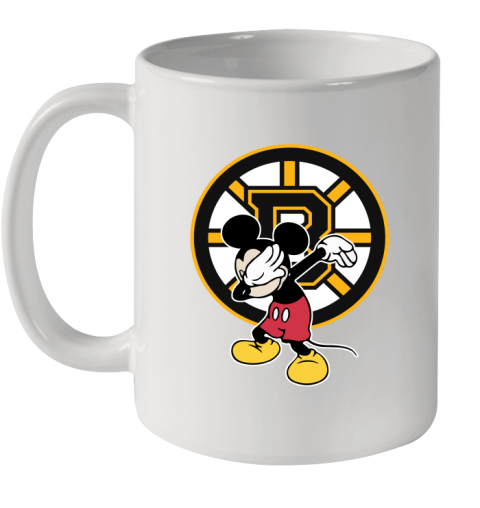 Boston Bruins NHL Hockey Dabbing Mickey Disney Sports Ceramic Mug 11oz