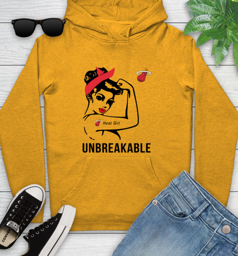 NBA Miami Heat Girl Unbreakable Basketball Sports Youth Hoodie 2