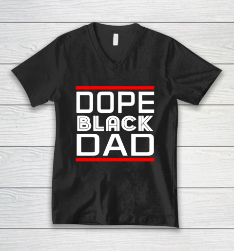 Dope Black Dad V-Neck T-Shirt