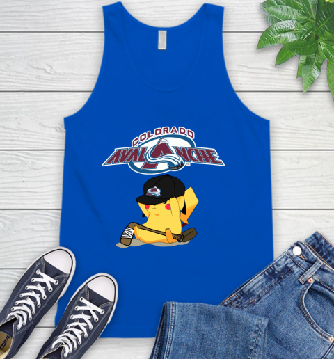 NHL Pikachu Hockey Sports Colorado Avalanche Tank Top 5