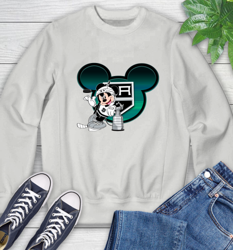 NHL Los Angeles Kings Stanley Cup Mickey Mouse Disney Hockey T Shirt Sweatshirt 5