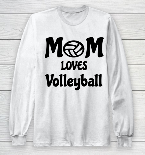 Mother's Day Funny Gift Ideas Apparel  Volleyball Mom T Shirt Long Sleeve T-Shirt
