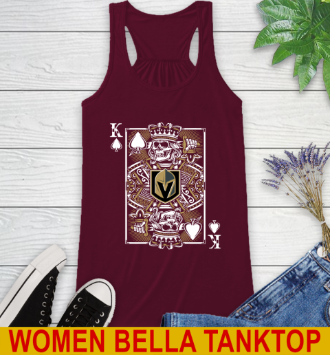 Vegas Golden Knights NHL Hockey The King Of Spades Death Cards Shirt Racerback Tank 2