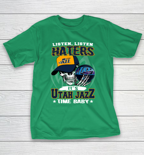 Listen Haters It is JAZZ Time Baby NBA T-Shirt 5