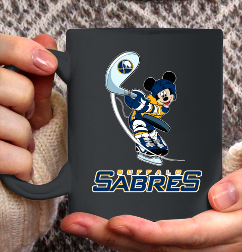 NHL Hockey Buffalo Sabres Cheerful Mickey Mouse Shirt Ceramic Mug 11oz