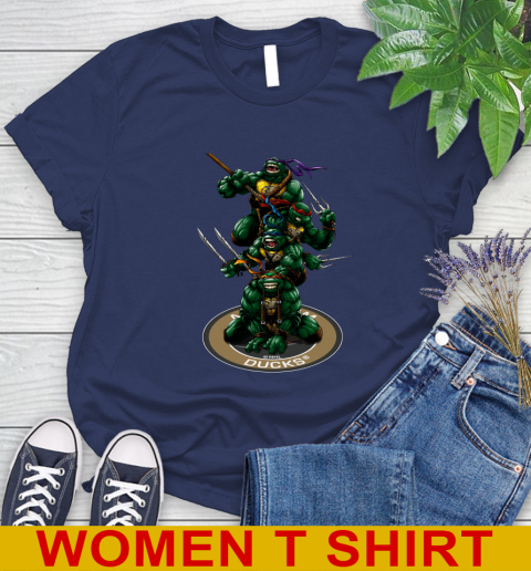 NHL Hockey Anaheim Ducks Teenage Mutant Ninja Turtles Shirt Women's T-Shirt 12
