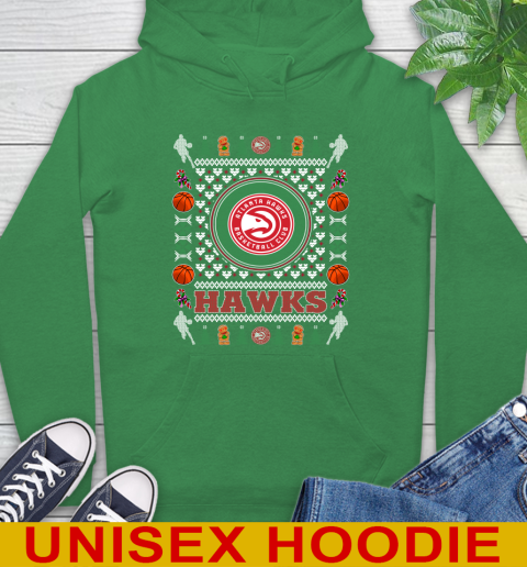 Atlanta Hawks Merry Christmas NBA Basketball Loyal Fan Hoodie 8