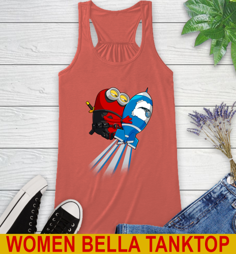 NBA Basketball Orlando Magic Deadpool Minion Marvel Shirt Racerback Tank 3