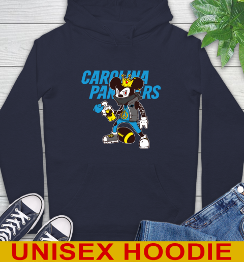 Carolina Panthers NFL Football Mickey Peace Sign Sports Hoodie 4