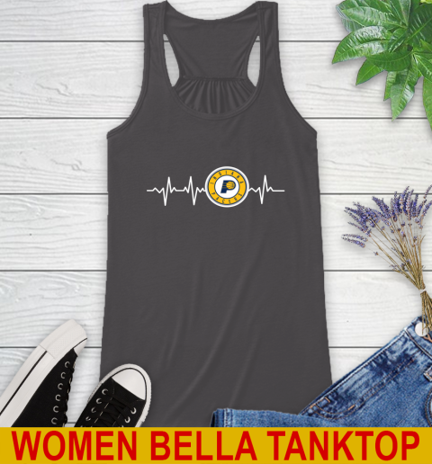 Indiana Pacers NBA Basketball Heart Beat Shirt Racerback Tank - Image 11