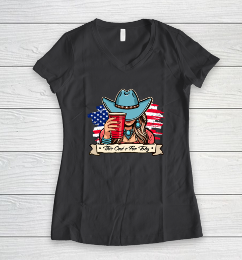 Toby Keith This One's For Toby Women's V-Neck T-Shirt 4