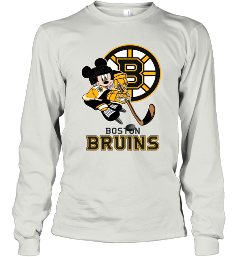 Boston Bruins NHL Brand Long Sleeve Shirt ~ Men's M ~ Gray