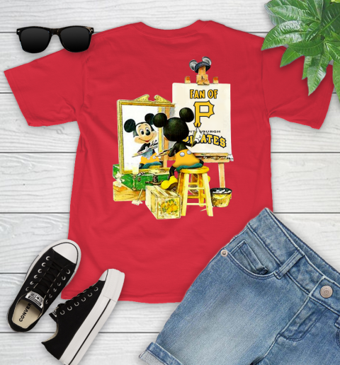 MLB Baseball Pittsburgh Pirates Mickey Drawing Shirt 104