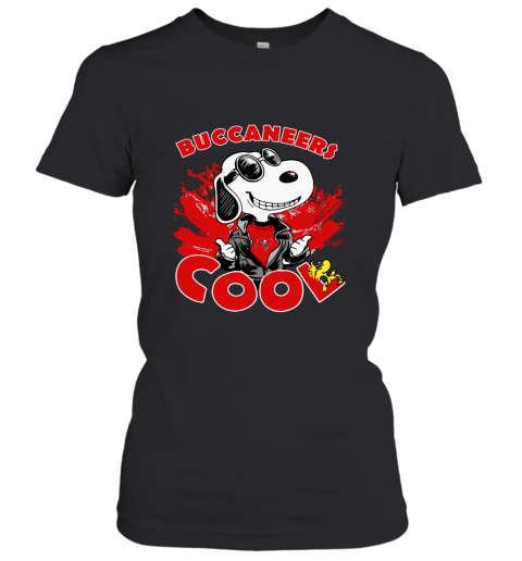 Tampa Bay Buccaneers Snoopy Joe Cool We're Awesome Women's T-Shirt
