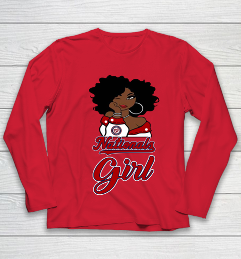 Washington Nationalss Girl MLB Youth Long Sleeve 10